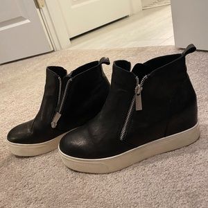 J Slides high top sneakers